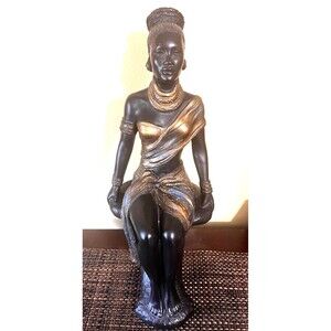 ECILA Austin Productions PRIDE African Woman Statue Rare Vintage 96’ Alice Heath